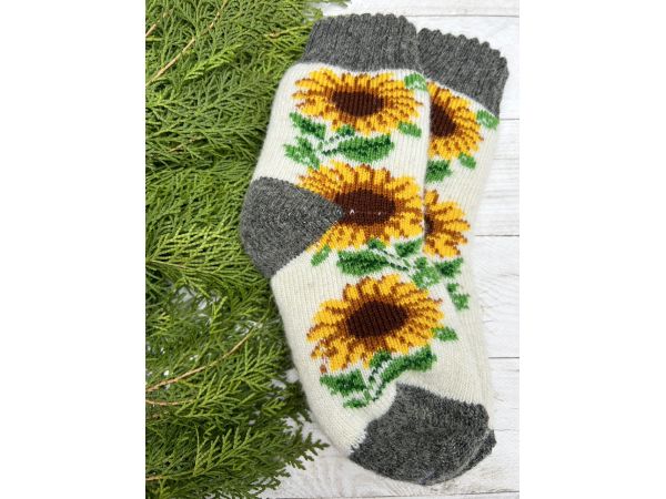 Шкарпетки дитячі 16-18 см 4-6 років квіти