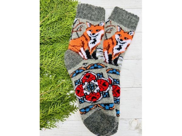 Шкарпетки дитячі 17-20 см 6-8 років лисичка
