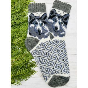 Шкарпетки дитячі 18-20 см 6-8 років вовчик