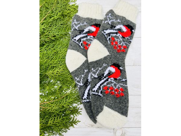 Шкарпетки дитячі 17-20 см 6-8 років снігурі