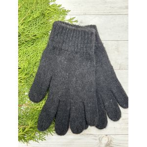 Чоловічі рукавиці з овечої шерсті,  сірого кольору