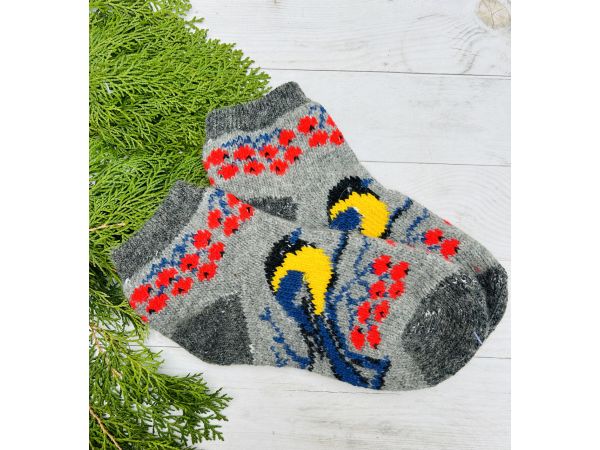 Шкарпетки жіночі, короткі овеча вовна