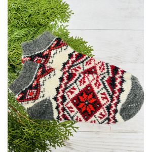 Шкарпетки жіночі, короткі овеча вовна