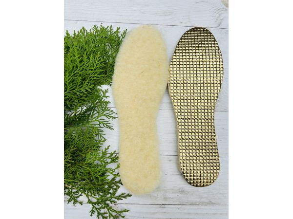 Устілки для взуття з овечої шерсті