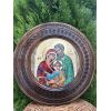 Дерев'яна тарілка (ікона) "Свята Родина" 50 см.