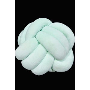 Подушка декоративна Вузлик подушка м’ячик 30 см, м'ятний