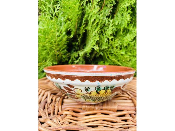 Косівська кераміка, піала 17,5х6,5 см ручна робота 500 мл