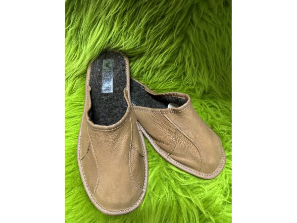 Домашні капці з овечої шерсті чоловічі