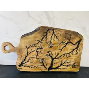 Дерев'яна дошка для подачі блюд, обробна дошка 58х33 см