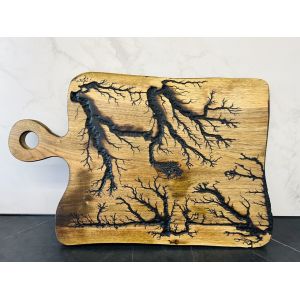 Дерев'яна дошка для подачі блюд, обробна дошка 53х35 см