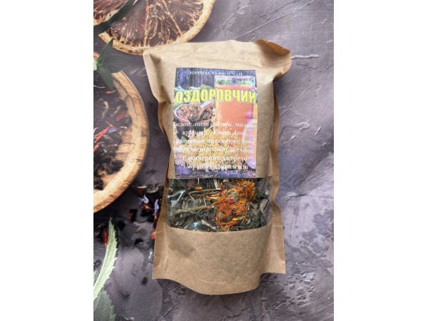 Чай карпатський трав’яний в крафтовій упаковці, 60 г Оздоровчий