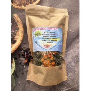 Чай карпатський трав’яний в крафтовій упаковці, 60 г Джерело життя