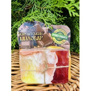 Карпатський Миловар, мило ручної роботи, 100 г Шоколад