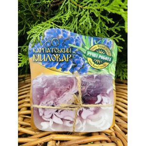 Карпатський Миловар, мило ручної роботи, 100 г Лаванда