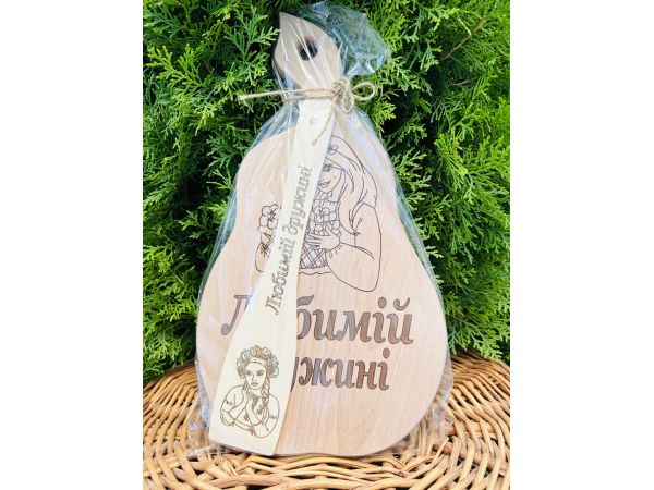 Дерев'яний набір подарунковий Любимій Дружині  подарунок на день Матері