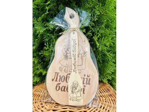 Дерев'яний набір подарунковий Любимій Бабусі подарунок на день Матері