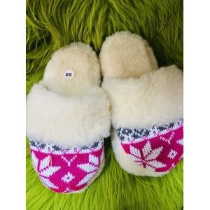 Домашні капці з овечої шерсті, всувки, тапочки домашні, 38 розмір