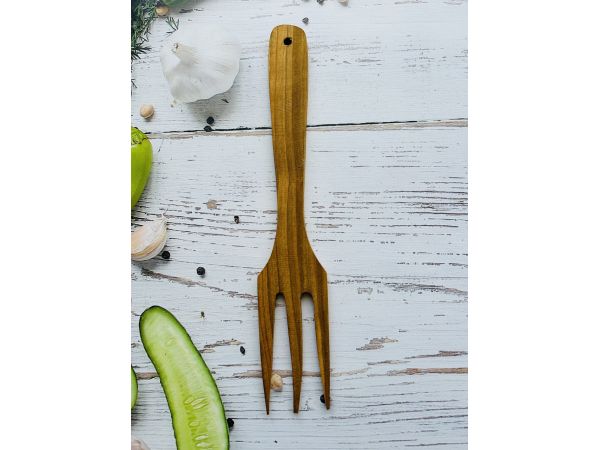 Виделка кухонна дерев’яна 17,5х4,5