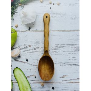 Ложка кухонна з натурального дерева 22х5см