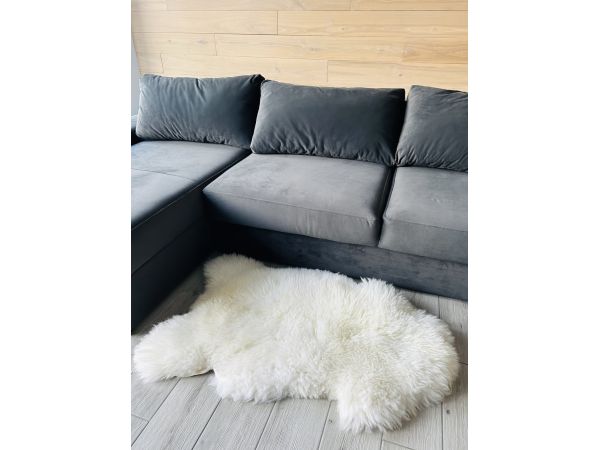 Коврик з овечої шерсті 1,85х0,8 м.100% овеча шерсть