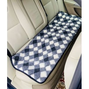 Накидка на заднє автомобільне сидіння з овечої вовни ромб