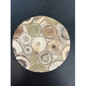 Дерев’яна підставка під гаряче 18 см