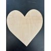 Підставка під гаряче, дерев’яна підставка під гаряче "Серце" 19,5х18 см