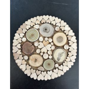 Дерев’яна підставка під гаряче 20 см