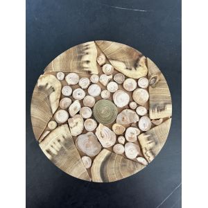 Дерев’яна підставка під гаряче з ялівцю 20 см