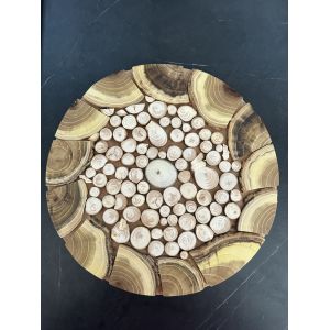 Дерев’яна підставка під гаряче з ялівцю 28 см