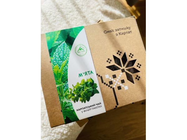 М‘ята чай карпатський у фільтр пакетах