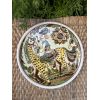 Косівська кераміка, настінна тарілка 20 см ручна робота Гуцул на коні