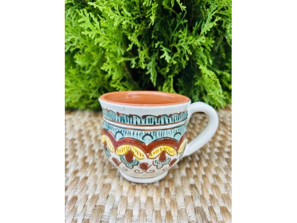 Косівська кераміка чашка горнятко  ручний розпис горнятко для кави