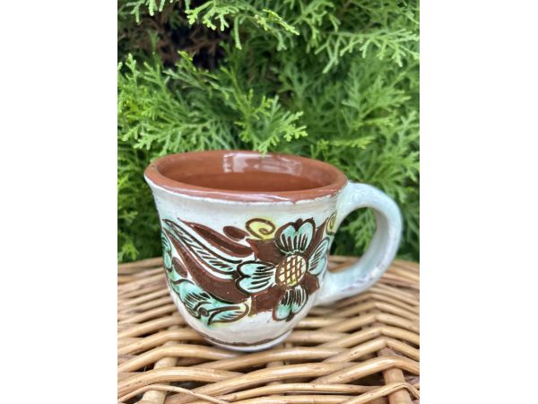 Косівська кераміка чашка горнятко  ручний розпис 250 мл