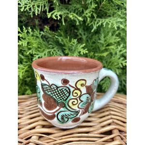 Косівська кераміка чашка горнятко  ручний розпис горнятко для кави 250 мл