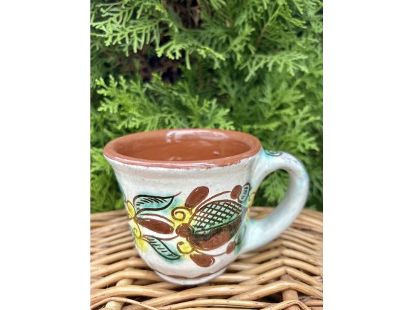 Косівська кераміка чашка горнятко ручний розпис 250 мл