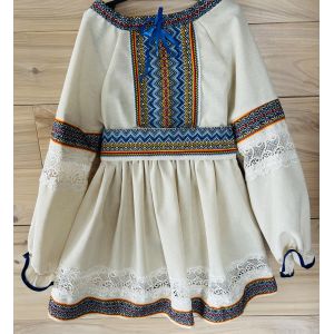 Вишитий костюм для дівчинки,  вишиванка дитяча, розмір 5 зріст 120