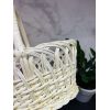 Кошик з білої лози 30х22х25 Великодній кошик