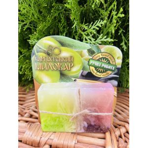 Карпатський Миловар, мило ручної роботи, 100 г Оливкове