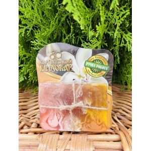 Карпатський Миловар, мило ручної роботи, 100 г Вівсяний скраб