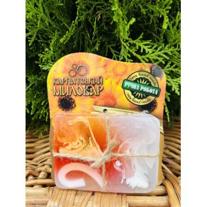 Карпатський Миловар, мило ручної роботи, 100 г Календула