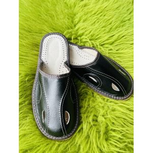 Домашні чоловічі шкіряні капці