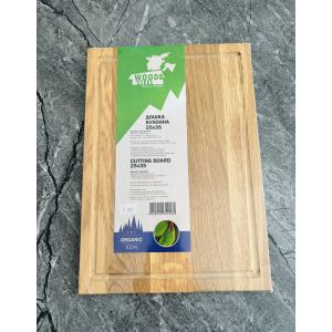 Дерев’яна дошка прямокутна обробна кухонна дошка 25х35