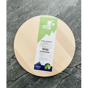 Дошка для піци дошка кругла дерев’яна 35 см без жолобка