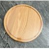 Дошка для піци дошка кругла дерев’яна 35 см з жолобком