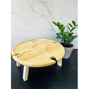 Столик-менажниця, винний столик, менажниця, дошка для подачі блюд