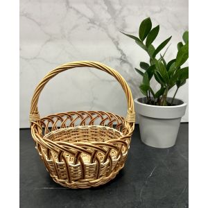 Дитячий Кошик з лози 20х20 см Великодній кошик дитячий