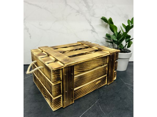 Скринька з дерева 35х25х17 см ящик з дерева