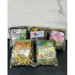 Акційна пропозиція набір карпатських чаїв 5 уп. по 90 г