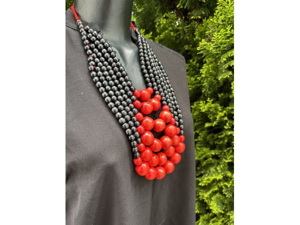 Намисто з дерева намисто для вишиванки, ручна робота